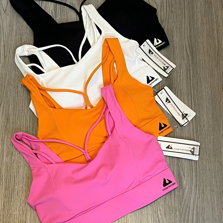 Áo Bra mút đúc NAQI 461 chống sốc, Áo tập yoga gym, cạp dày giữ nâng V1 tốt