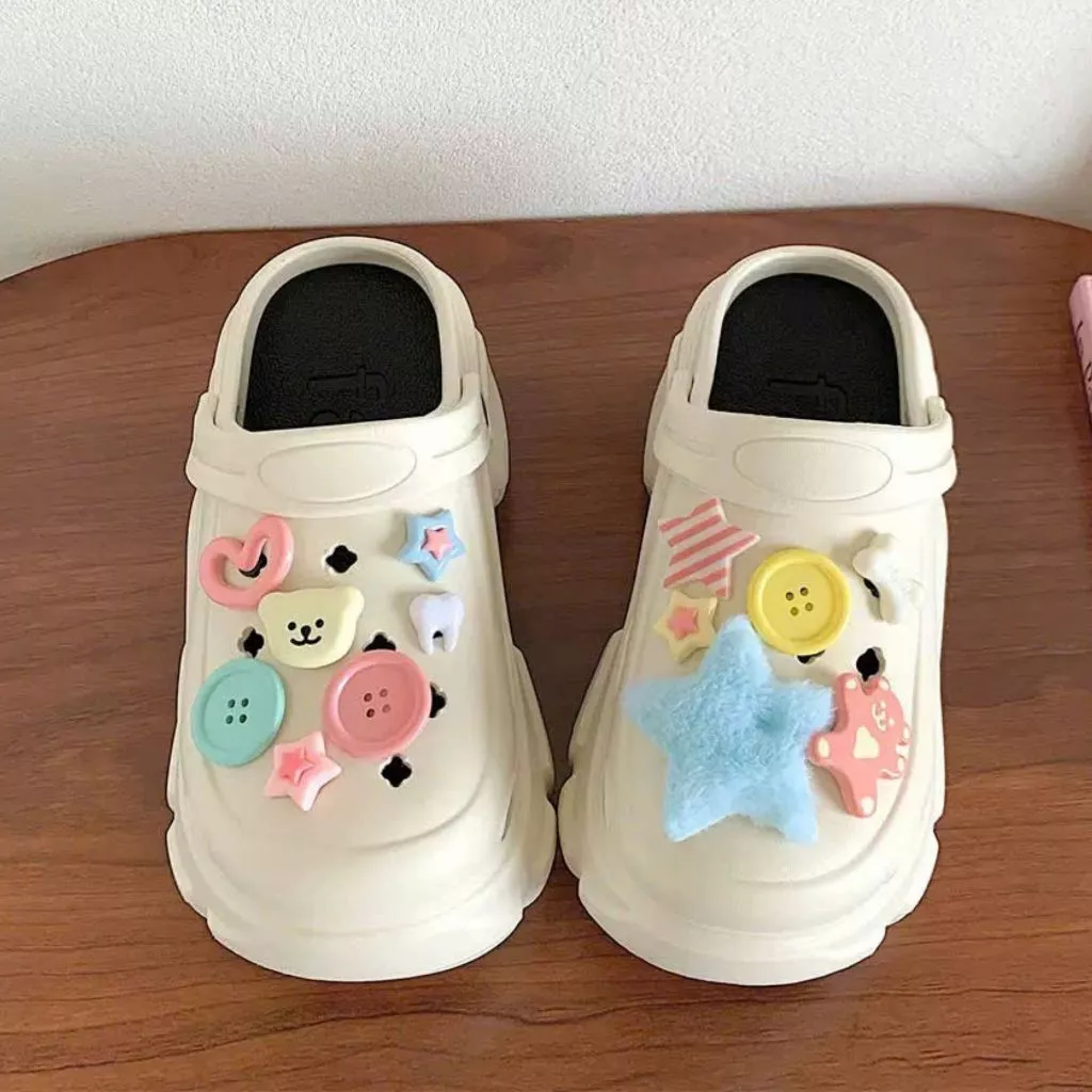 Dép Sục Nữ Dáng Cao 3cm Đế Mề Êm Chân, Sục Đế Cao Tôn Dáng Size 36-41 Giay zep Store-S6C