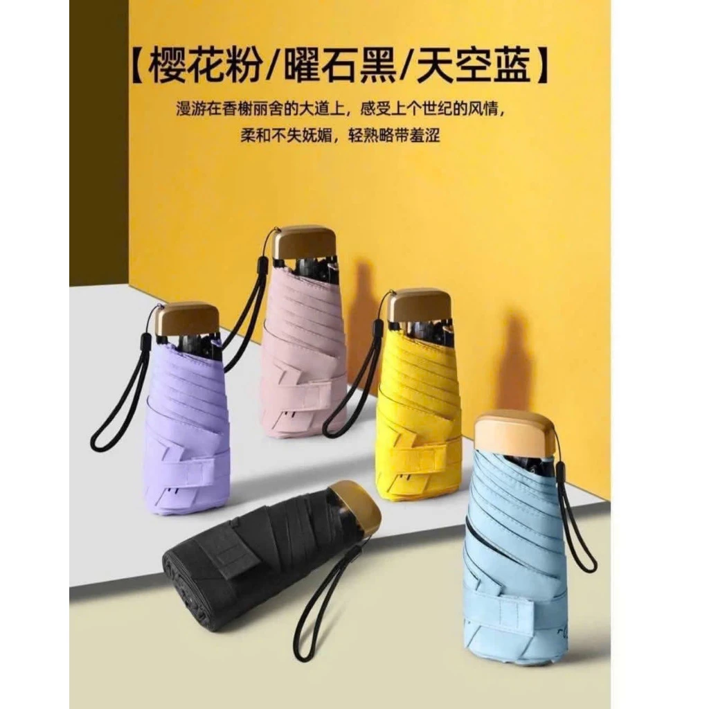 Ô gấp gọn chống nắng, chống tia cực tím siêu nhỏ nhẹ tự động bật tiện lợi