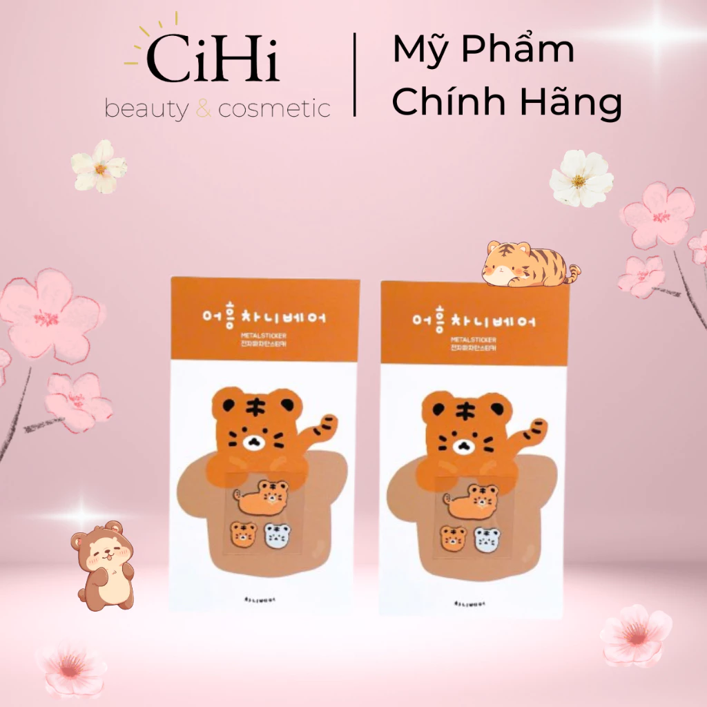 [Hàng Hàn] Miếng dán sticker chắn sóng điện tử Chanibear