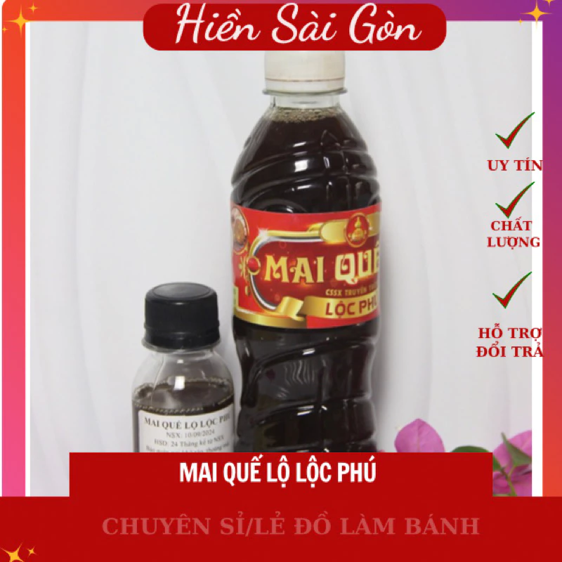 mai quế lộ chai 500ml, 100ml, 50ml chiết lẻ