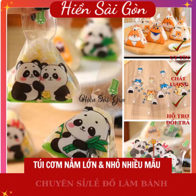 Túi cơm nắm tam giác, Túi đựng cơm nắm, Nguyên liệu làm cơm nắm, Sushi Bento Phụ Kiện Rong Biển Cơm Bóng