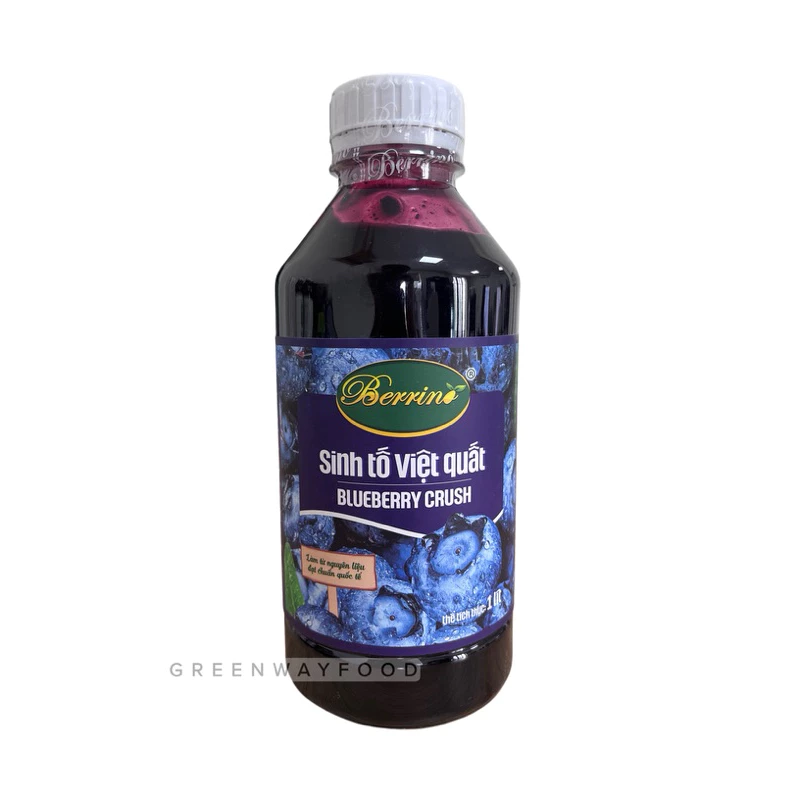 Sinh tố Berino Việt quất chai 1 lít