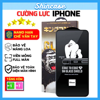Kính Cường Lực iPhone KK 4D Cao Cấp Full Màn iPhone 6/6s/7/8/Plus/X/XS/XR/11/12/13/14/15/16/17/Pro/Max/Mini/Air