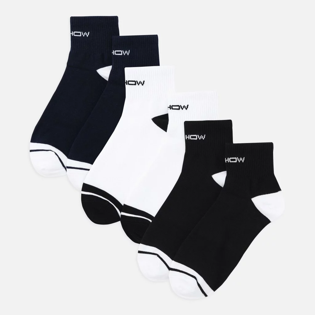 [New5] Vớ Ngắn Nam Colors Mixed, Chất Vải 80% Polyeter - 15% Cotton - 5% Spandex Thoải Mái,VO0006, SOMEHOW