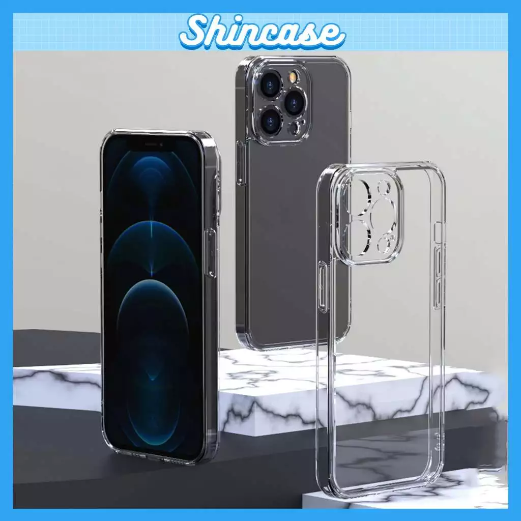 Ốp Lưng iPhone Trong Suốt Cao Cấp, Chống Sốc, Bảo Vệ Camera - iP 7/8/X/XS/11/12/13/14/15/16/17/18/Plus/Pro/Max/Air