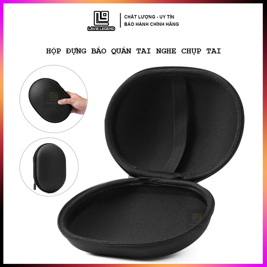Hộp Đựng Tai Nghe Chụp Tai Lavie Legend Chất Liệu EVA Cứng Chống Sốc Chống Trầy Xước Tai Nghe Headphone Case