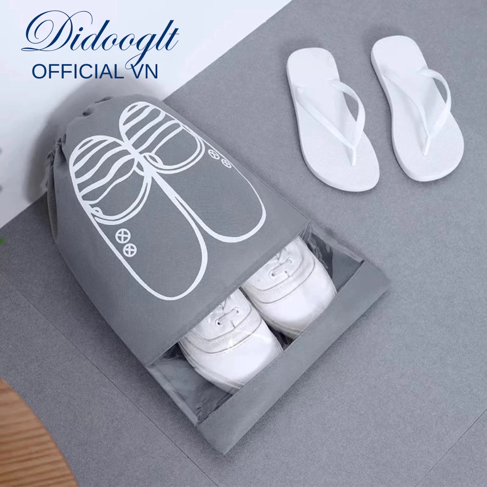 Combo 5 Túi Đựng Giày Dép Didoolt Chống Thấm Nước Hiệu Quả Có Dây Rút Chống Bụi
