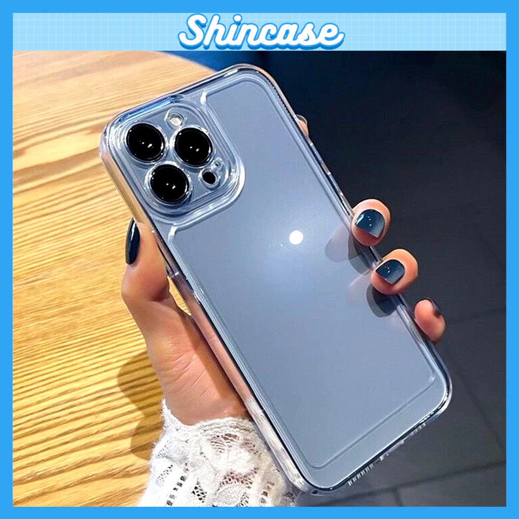 Ốp Lưng Điện Thoại iPhone Trong Suốt Chống Sốc Bảo Vệ Camera - iP 7/8/X/XS/11/12/13/14/15/16/17/Plus/Pro/Max/Air
