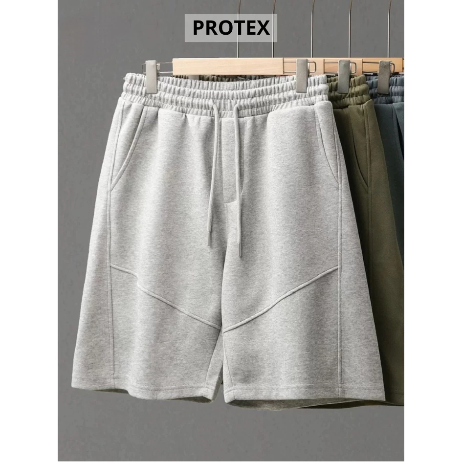 HÀNG LOẠI 1 Quần Đùi Nam Nữ Protex Chất Vải Umi Dày Dặn Đứng Form-Quần Short Unisex Kiểu Dáng Thể Thao