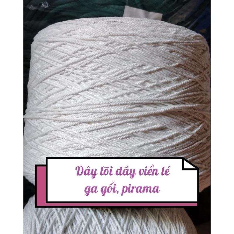 Dây lõi dây viền lé pirama, ga gối bản 2mm (compo 10m)_phụ liệu may mặc Hiếu Đăng