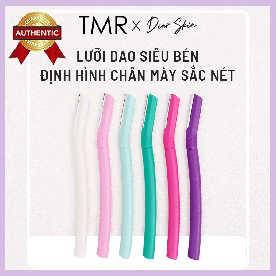 Set 2 Dụng Cụ Cạo Chân Mày TMR Lưỡi Cạo Mặt Nữ Mini An Toàn, Tỉa Lông Mày, Tỉa Lông Mặt , Không Gỉ