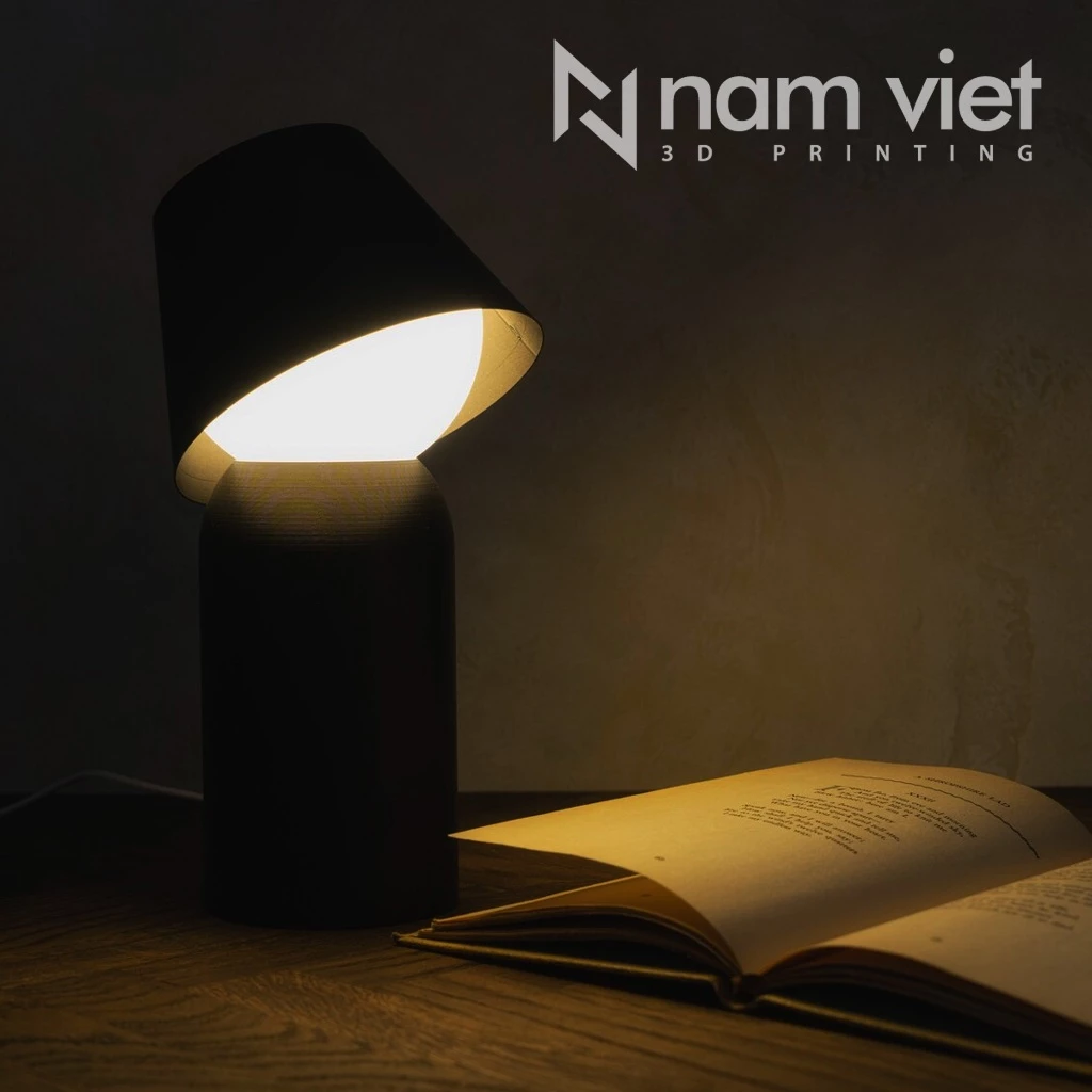 Đèn ngủ để bàn 3D NAM VIỆT 💥 ECLIPSE 💥 _ Quà tặng độc đáo, phong cách tối giản phù hợp decor quán, homestay