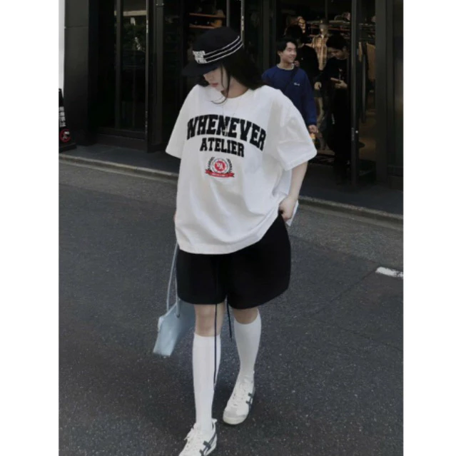 Áo Thun Whenever Bacsic Áo Phông Unisex Nam Nữ Chất Vải Cotton 2 Chiều Dày Dặn