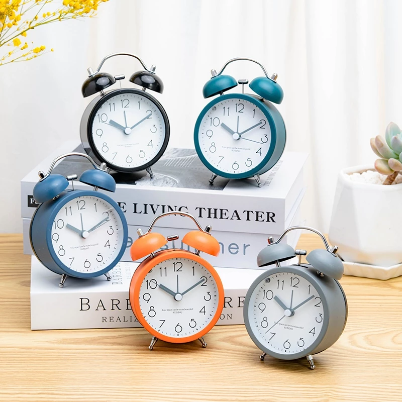 Đồng Hồ Để Bàn Báo Thức Chuông Reo Đồng Hồ Kim Trôi Để Bàn