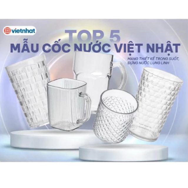 (Có VAT) Cốc nhựa meka, cốc sinh tố, trà chanh, trà chờ nhà hàng,  300ml- 450ml Việt Nhật