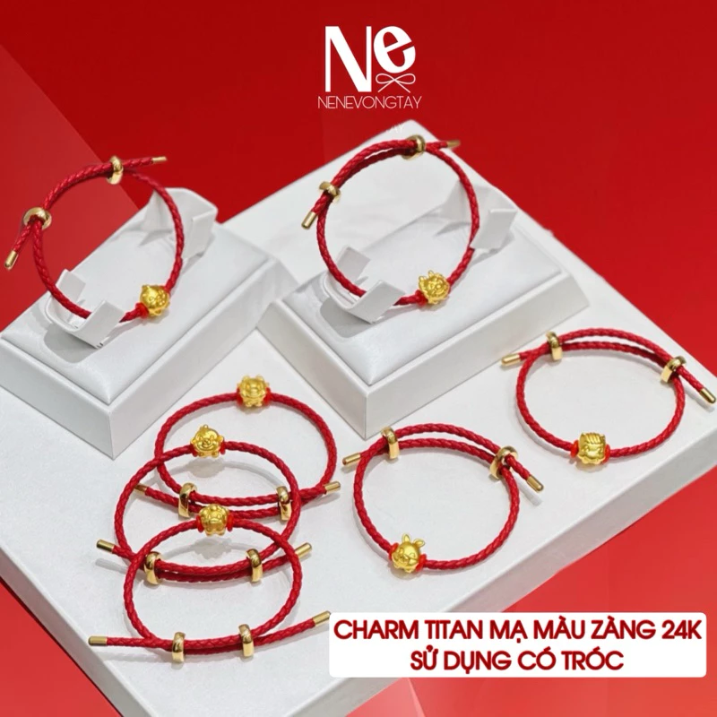 [Tặng Hộp]Vòng Tay Bản Mệnh 12 con Giáp Dây sợi Thép xịn xò - chống thấm nước dành cho nam nữ  - ảnh thật
