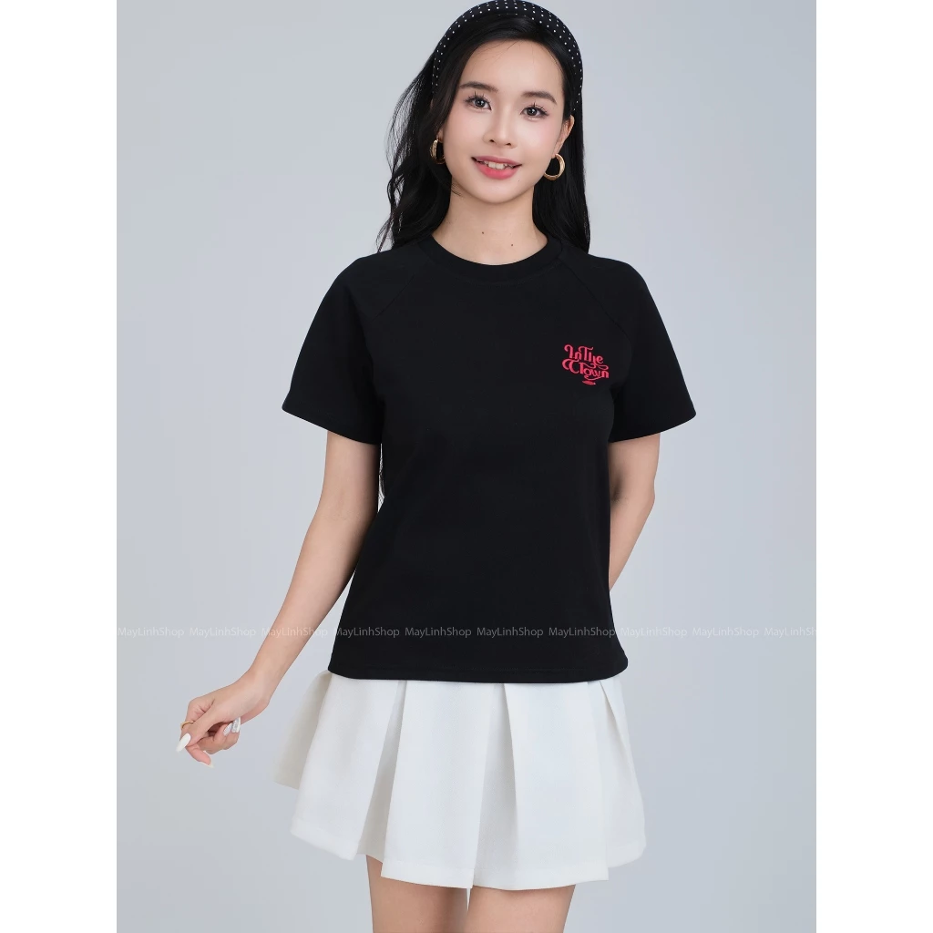 Áo BabyTee Basic IN THE CROWN - MayLinhShop - Form ôm Fit Body Cotton thoáng mát Cổ Tròn nhiều màu