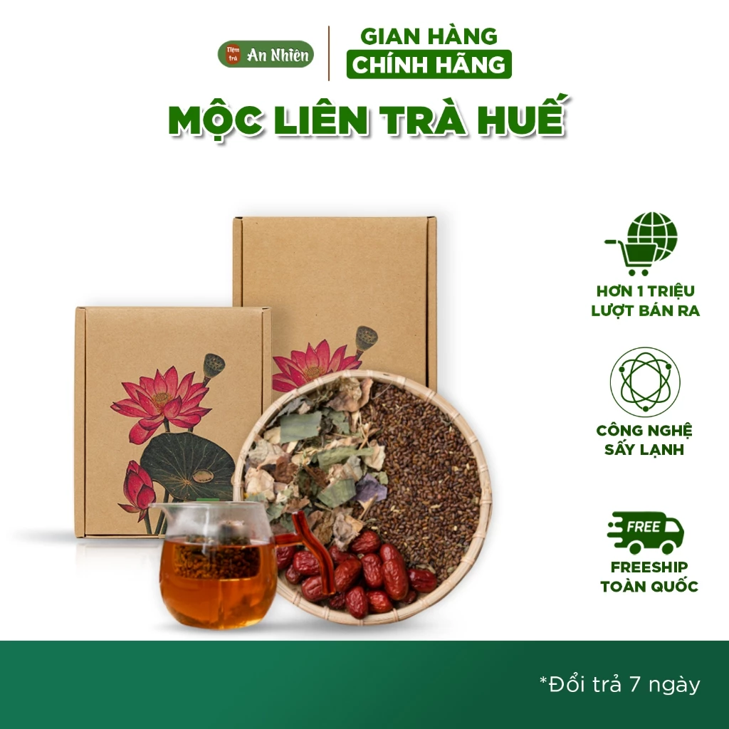 Mộc Liên Trà An Nhiên trà hảo hạng của Cung Đình Huế và Sen xứ Huế chính gốc