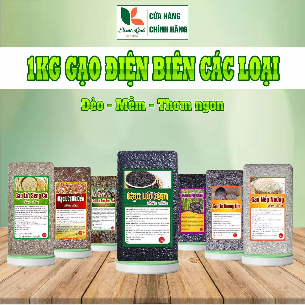 1 kg gạo Điện Biên (nhiều lựa chọn) - Dẻo, mềm, thơm ngon - Hoài Linh Điện Biên
