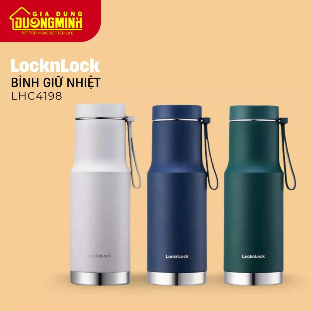 Bình giữ nhiệt LocknLock Metro Edge Tumbler 470ml, 620ml - LHC4198, LHC4199 - Gia Dụng Dương Minh