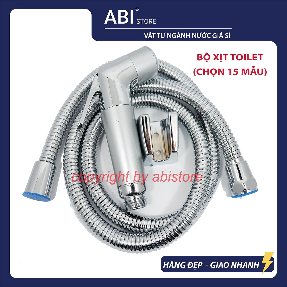 VÒI XỊT VỆ SINH TOILET CAO CẤP XỊT NƯỚC MẠNH CÁC LOẠI, BỘ XỊT BỒN CẦU WC