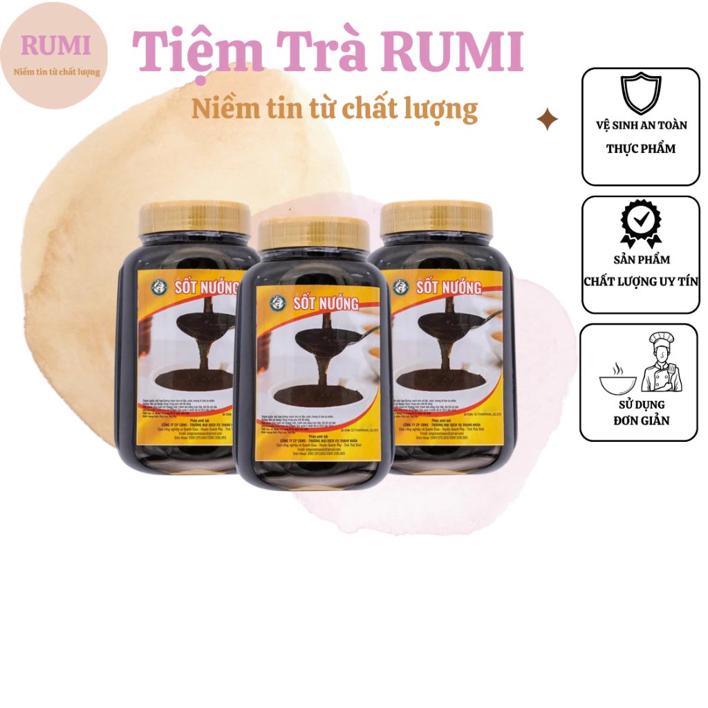 Sốt nướng Koca làm trà sữa nướng lọ 1kg