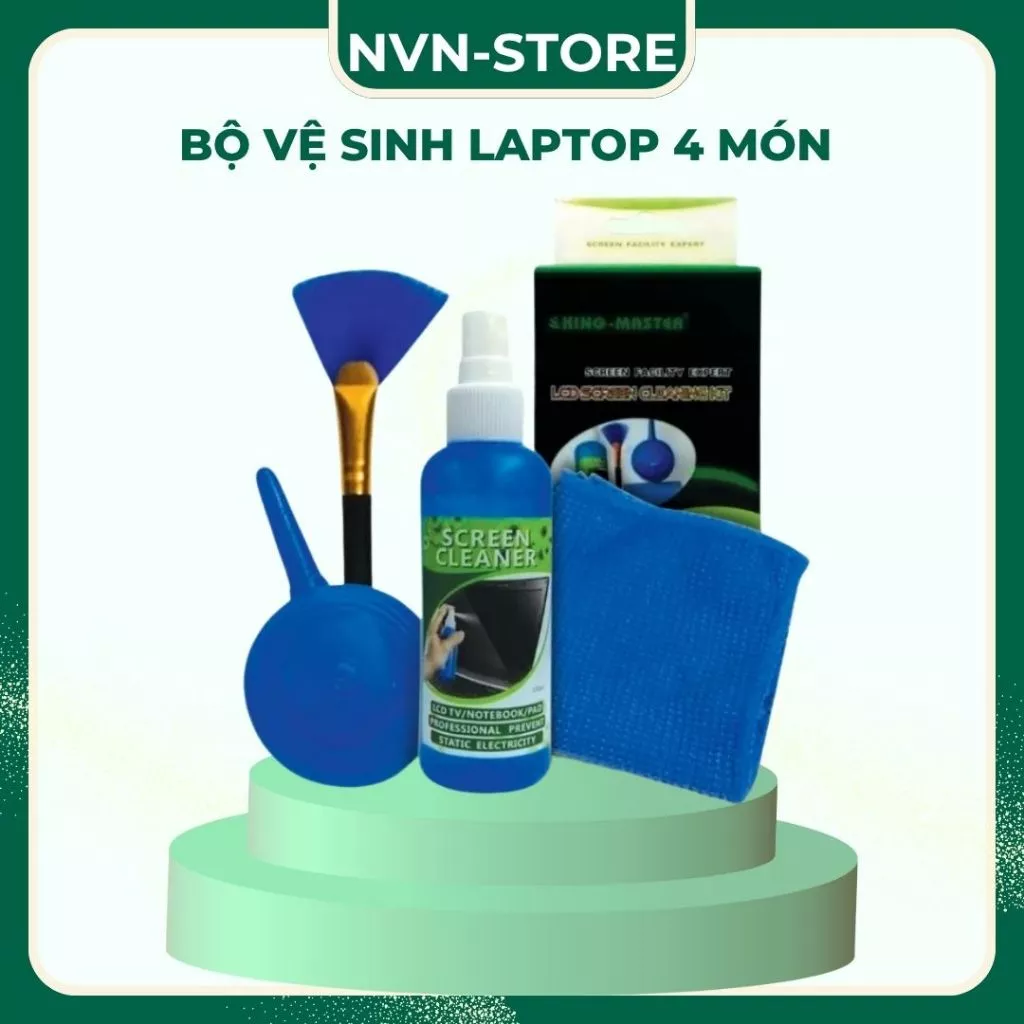 BỘ VỆ SINH LAPTOP 4 MÓN - Dung dịch làm sạch