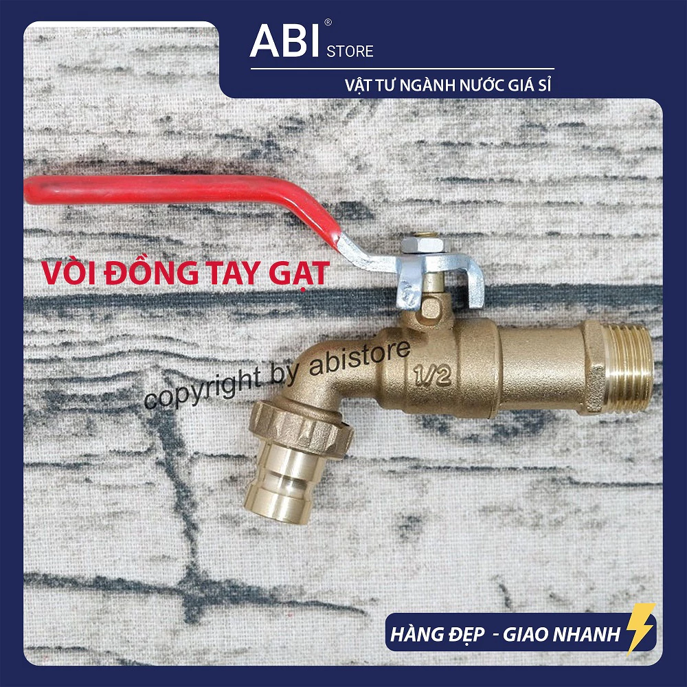 [XẢ HÀNG] Vòi đồng tay gạt FE, Vòi nước nhà tắm đồng đẹp giá rẻ