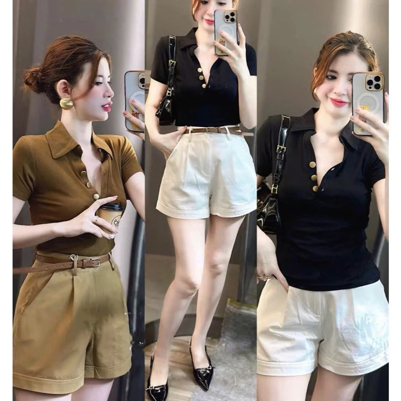 [bigsize 50/90kg] áo thun polo cúc chất thun borip