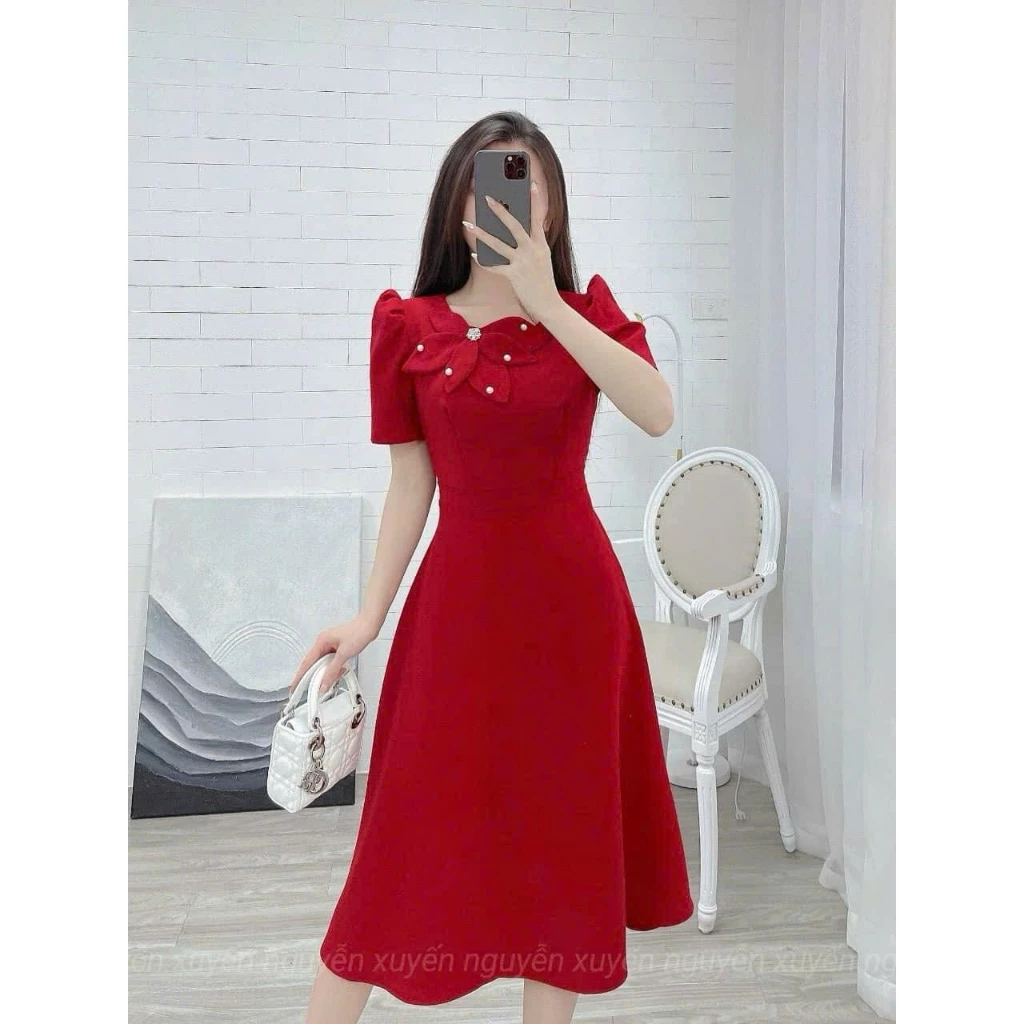 Đầm nữ xòe nhẹ nhiều màu nhiều size phù hợp với mọi lứa tuổi
