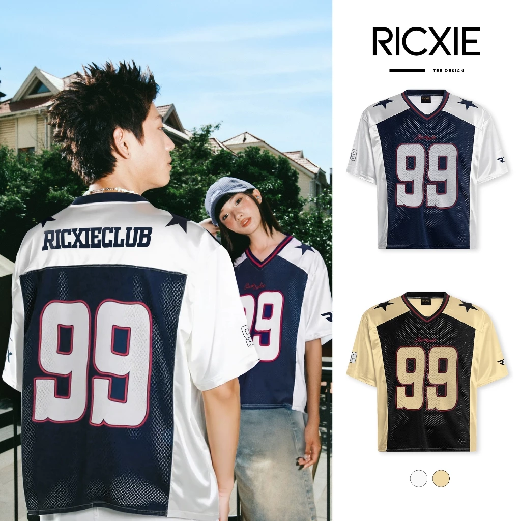 Áo Lưới Thể Thao Jersey Ricxie số 99 -Top Sport Áo Unisex Nam Nữ áo jersey basketball