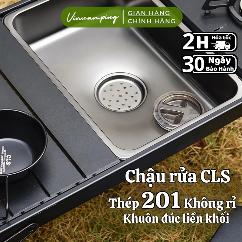 Chậu Rửa Gắn Bàn IGT Tiện Lợi, Chất Liệu Thép 201 Không Rỉ, Khuôn Đúc Liền Khối, Dễ Dàng Mang Theo