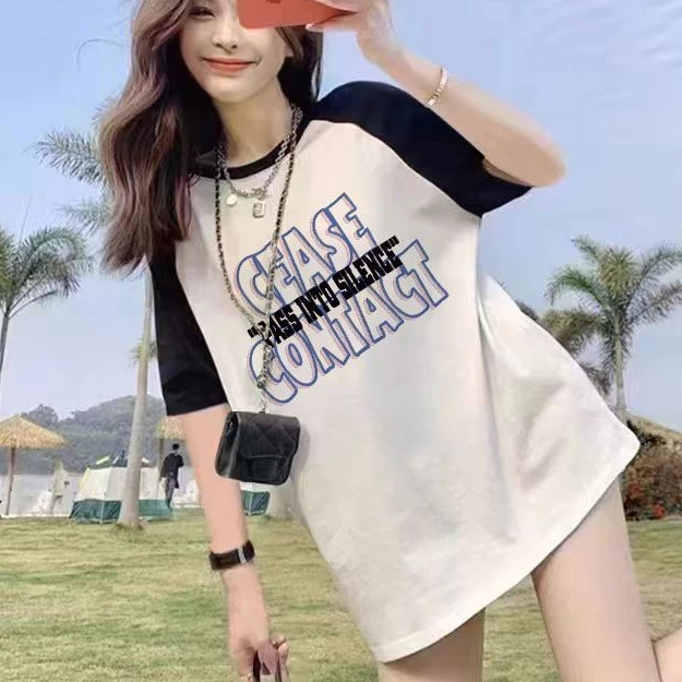 Áo Thun Unisex From Rộng To chất liệu cotton tay phối màu raglan