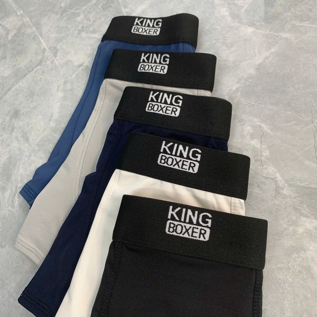 Combo 5 quần sịp đùi nam KingBoxer KG02 5 màu chất thun lạnh cạp dệt co giãn 4 chiều thoáng mát