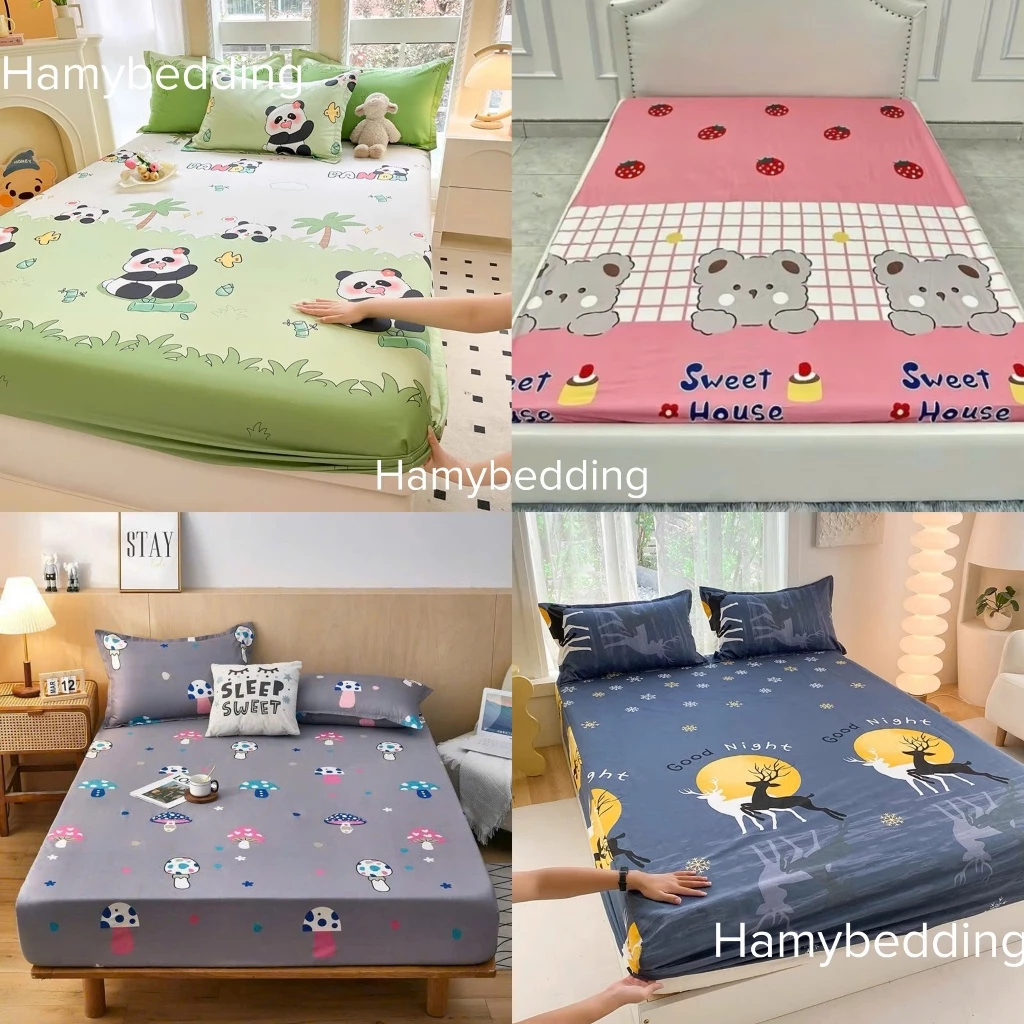 [ĐỆM DÀY 15-20CM] Ga Chống Thấm cotton hàn quốc, bọc đệm chân cao đủ kích thước