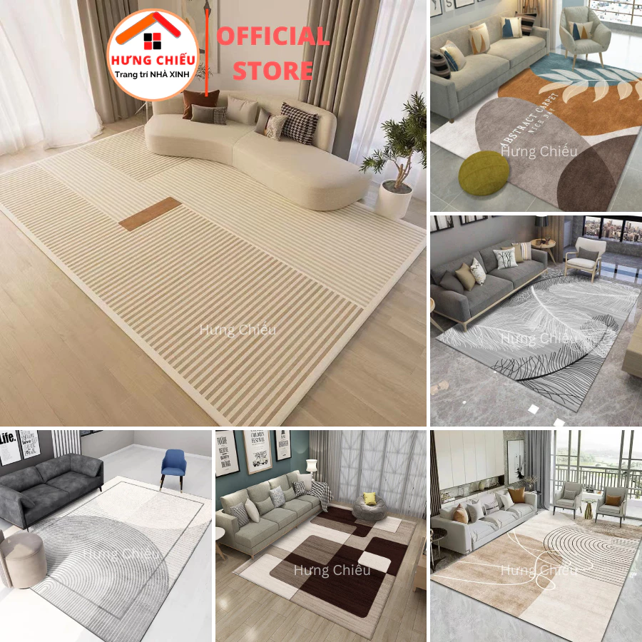 Thảm trải sàn nỉ lì Bali 5D trang trí phòng khách- phòng ngủ cỡ 1m6x2m3 và 2mx3m ED14