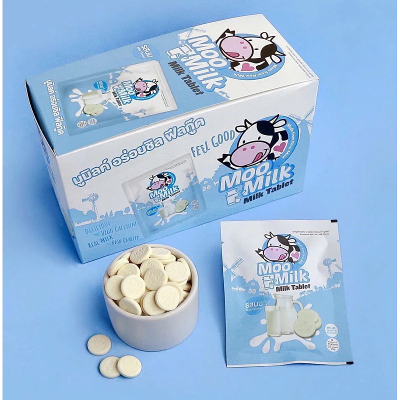 Sẵn SG - Kẹo Sữa Bò Thái Lan - 25g (giá bánh là giá 1 bịt)