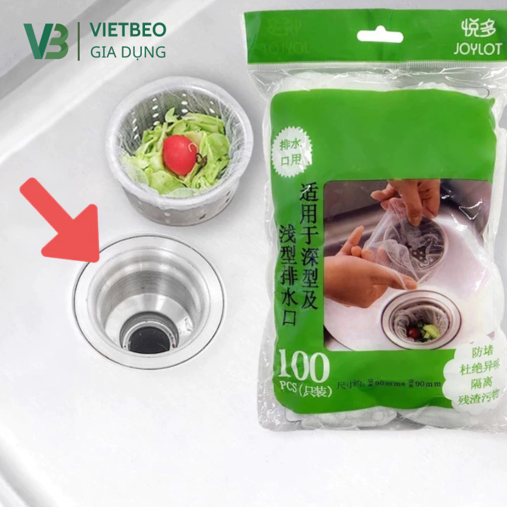 [ COMBO 5 ] Lưới Lọc Rác DIDOOGLT Túi Lọc Rác Bồn Rửa Chén Có Chun Co Giãn Chống Tắc Nghẽn Ống Nước