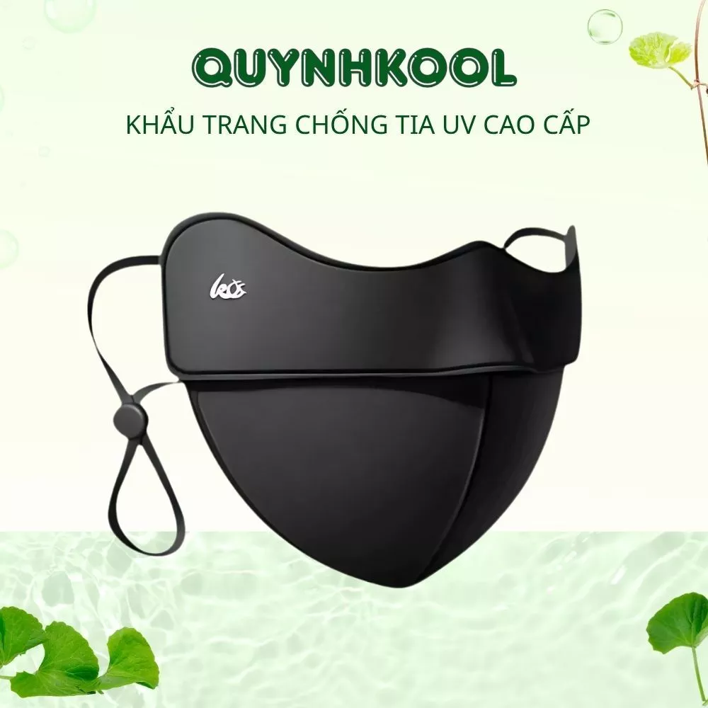 Khẩu trang chống tia UV chống nắng UPF 50+ 5D Bằng nylon có lót nhung giữ ấm DIDOOGLT