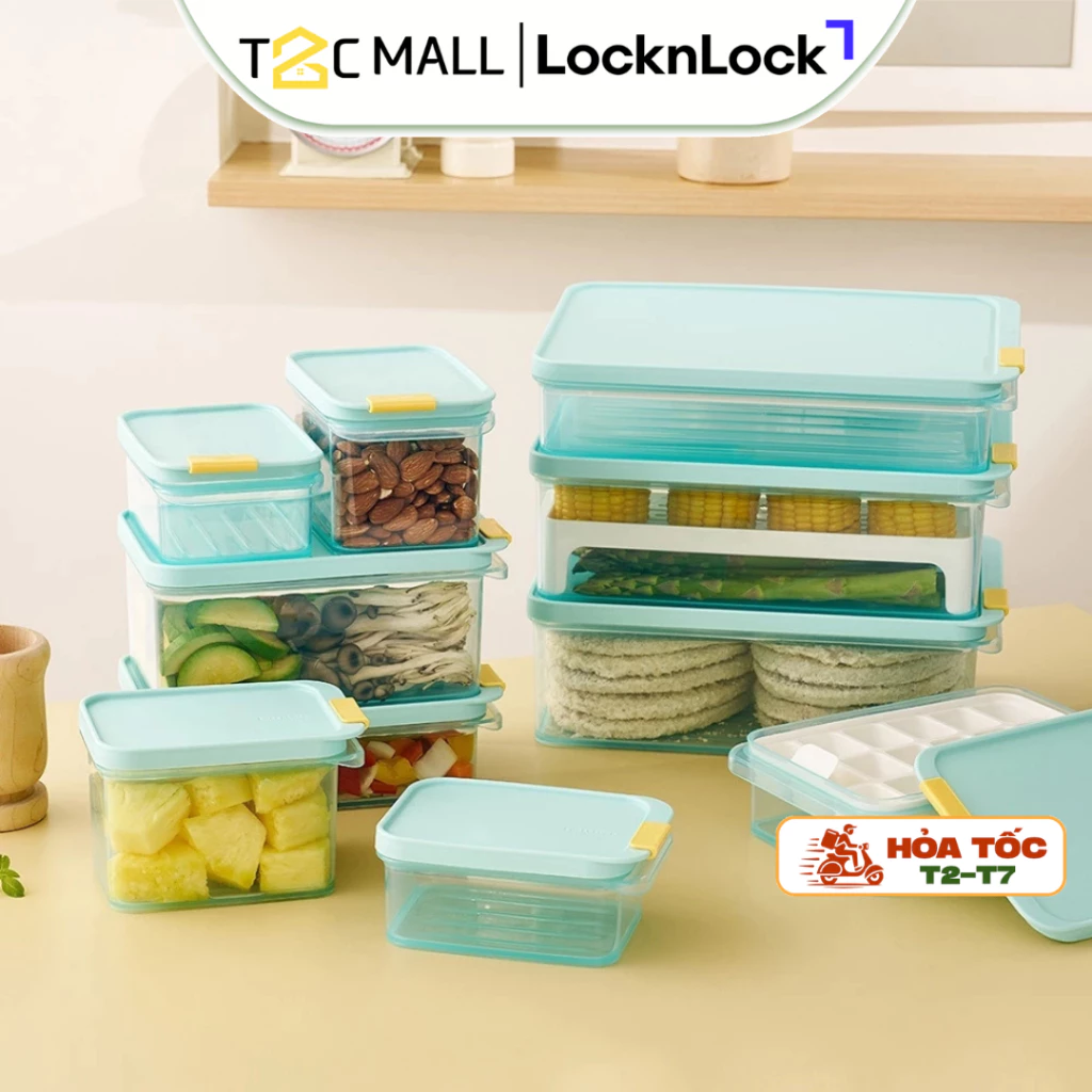 Hộp trữ đông và đựng thực phẩm LocknLock Freezer Fit dùng được tủ đông, lò vi sóng, máy rửa chén - T2CMALL