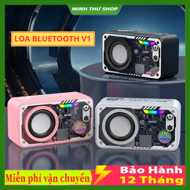 Loa Bluetooth mini V1 / CL90 / SKD106 hiện đại nghe nhạc tiện lợi, ánh sáng…