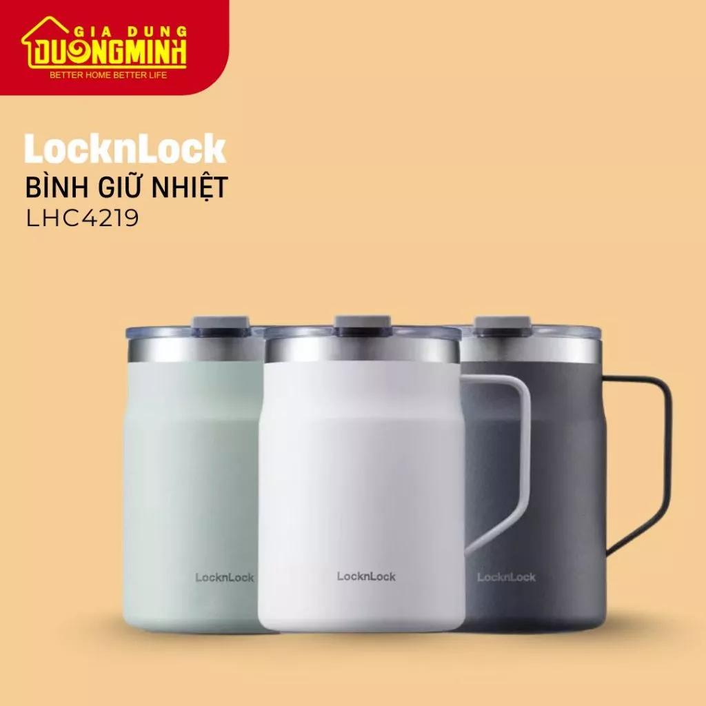 Cốc Giữ Nhiệt LocknLock Metro Table Mug - 475ml LHC4219 - Gia Dụng Dương Minh