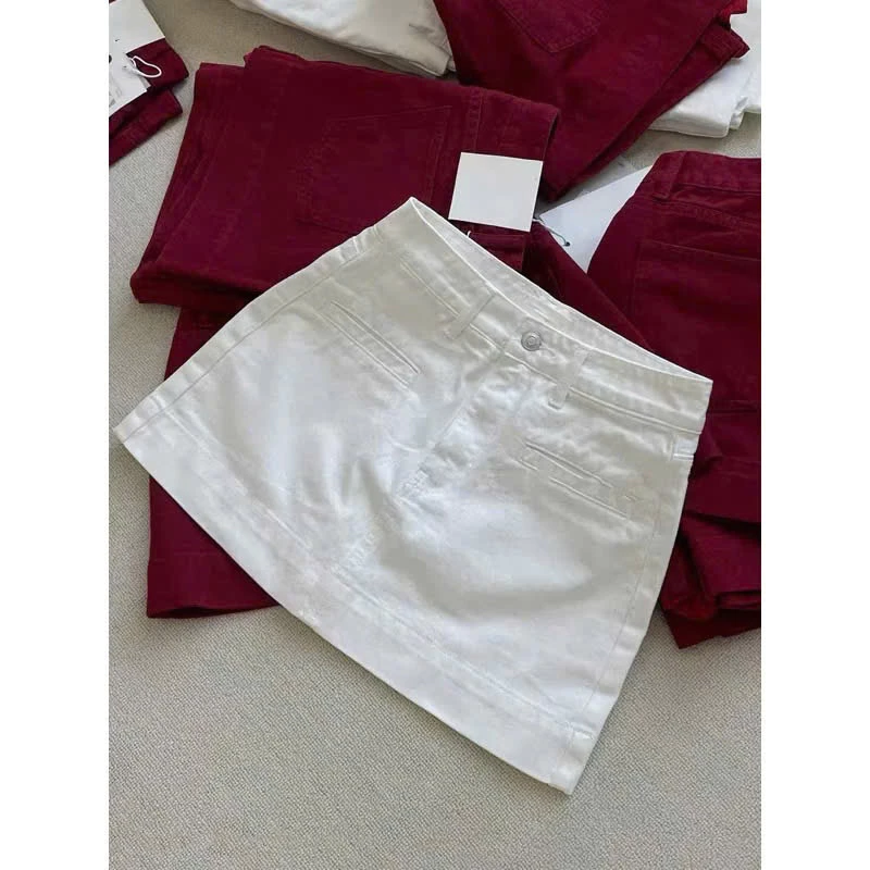 Chân Váy Jean Nữ Ngắn Dáng A Kèm Quần Bên Trong | Váy Jeans Nữ Hàn Quốc Đi Chơi, Đi Học