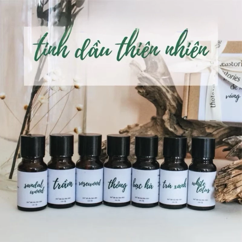 Tinh dầu thiên nhiên nguyên chất [Cà phê ,Sả ,vỏ bưởi…] | Thơm phòng, khử mùi, xông đèn, xe hơi, làm nến, giảm stress