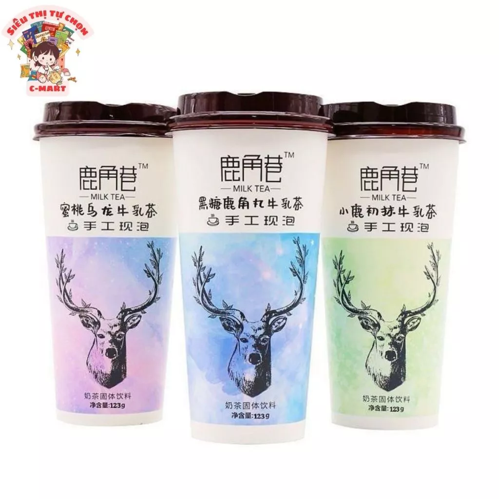 [C-MART] Trà Sữa Tự Pha Aley 3 Vị Tiện Lợi, Pha Sẵn Dễ Uống