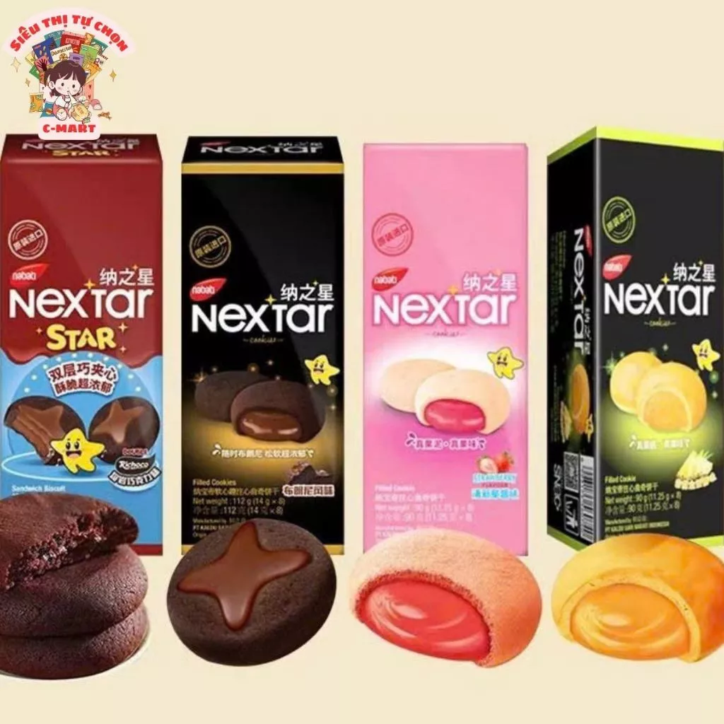 [C-MART] Bánh Nextar 4 Vị Mới – Nabati Nextar Tan Chảy