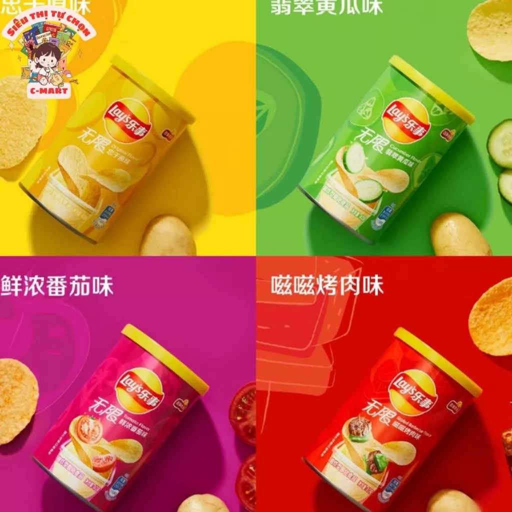 [C-MART] Snack Lay’s Hộp 40g – Giòn Rụm, Hương Vị Mới Lạ