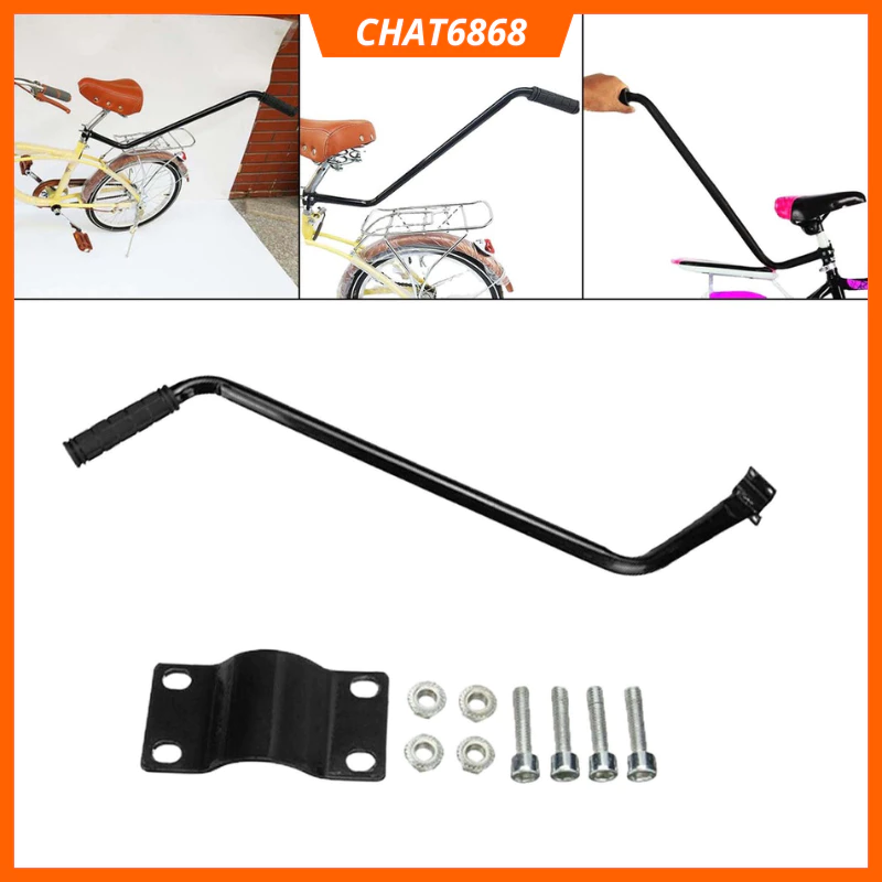 Thanh đẩy hỗ trợ bé tập xe đạp, mang lại sự an tâm cho bố mẹ