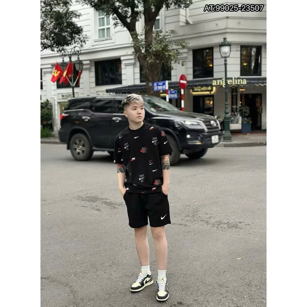Bộ cộc quần áo chất vải chuẩn cotton thoáng mát cap chun không chỉ thừa-bộ hè unisex nam nữ new 2025